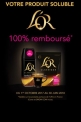 Café soluble L’or 100% remboursé